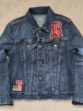 Polo Ralph Lauren Girls' Denim Trucker Jacket Size 8
